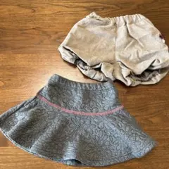 かぼちゃパンツ、スカートセット サイズ95