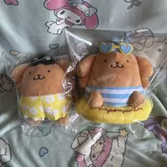 サンリオ アベイル ポムポムプリン 日焼け 水着マスコット 浮き輪マスコット