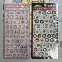 ハローキティ ピーナッツ ボンボンドロップミニ シール2パック