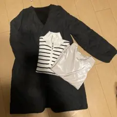 リバーシブルアウターとトップス2枚セット