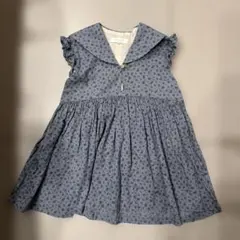 ハンドメイド　ワンピース　セーラー