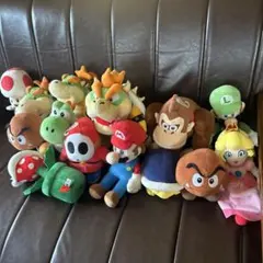 任天堂　ニンテンドー　スーパーマリオ　三英貿易株式会社　ぬいぐるみセット