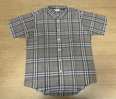BURBERRY　半袖シャツ　ノバチェック　Lサイズ　美品　バーバリー