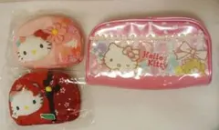 キティちゃんポーチ　３点セット