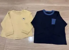 ユニクロ 80cm 長袖T 2着セット