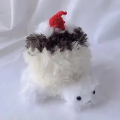 編み物　ハンドメイド　一点物　ポーチ　プリンアラモード　亀　さくらんぼ　ぷりん