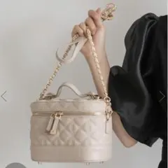 RANDA キルティング2WAYバニティバッグ