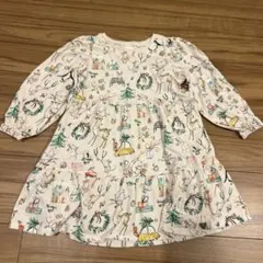 next 3-4歳 長袖ワンピース クリスマスのサムネイル
