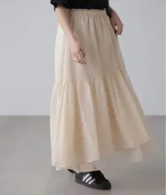 FREE'S MART シアーチェックマーメイドスカート