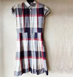BURBERRY BLUE LABEL 38 ワンピース チェック柄