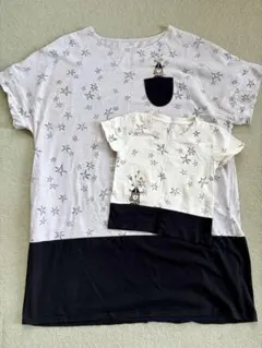 グラニフ 親子お揃いTシャツ ビッケ 星柄 90 レディースのサムネイル