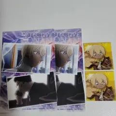 名探偵コナン隻眼の残像非売品ポストカード2枚ステッカー2枚セット安室透