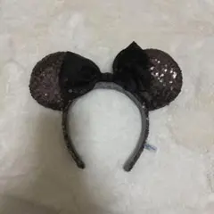 ブラウン ミッキー耳カチューシャ
