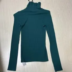 極暖ヒートテックシームレスリブタートルネックT