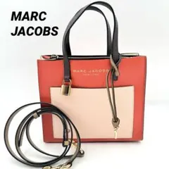 美品✨MARC JACOBS ハンドバッグ　レザー　バイカラー　2way