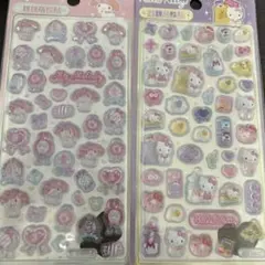 サンリオ マイメロ キティちゃん ボンボンドロップシール ぷくぷくシール シール