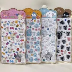 Sanrio Candy Bonbon 3D Sticker 4種セットのサムネイル
