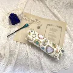 即購入OK 台形にならない　ポーチ　ペンケース　ユキエモン　ハンドメイド　ペンのサムネイル
