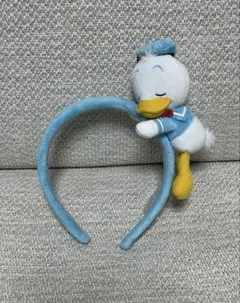 【上海・香港限定】ディズニー　おやすみドナルドダック ぬいぐるみ　カチューシャ