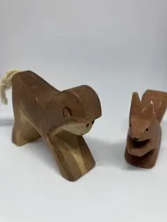 オストハイマー　さる・リス　木製フィギュアのサムネイル