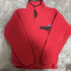 【最終値下げ】90s patagonia フリース スナップt レッド