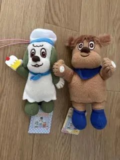 わんわんとジャンジャンのぬいぐるみ 2体セット