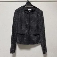 EMMAJAMES ツイードジャケット ブラック系 11号