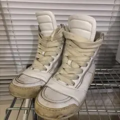 希少 DIOR HOMME 08AW KVA ハイカット コンバットスニーカー - メルカリ