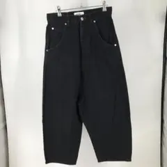 キディル　デニムパンツ　44　ブラック　サルエルのサムネイル
