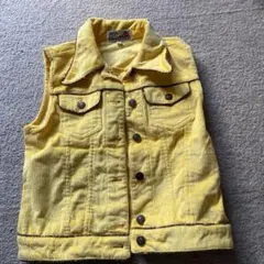 COCOLULU コーデュロイ イエローベスト M