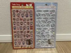 【国内正規品】ハローキティ・シナモロール ボンボンドロップミニシール 2枚セット