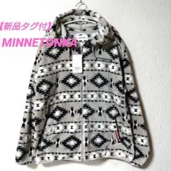 新品タグ付*MINNETONKA フリースジャケット メンズSサイズ　ミネトンカ
