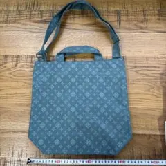 Daily russet グリーン　ショルダートートバッグ