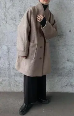 select MOCA シャギールーズジャケットコート セレクトモカ - メルカリ