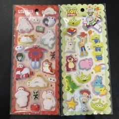トイストーリー　ベイマックス　マシュマロシール