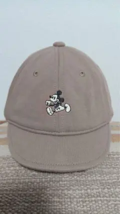 東京ディズニーリゾート限定　ベージュ　ミッキーマウスキャップ　ベビー　50㎝