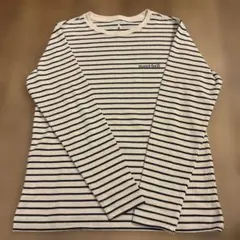 mont-bell ストライプ長袖シャツ