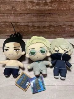 呪術廻戦 ぬいぐるみ3体セット 七海建人 狗巻棘 東堂葵