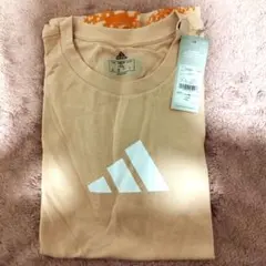 k*i様 adidas ロゴ入り Tシャツ オレンジ