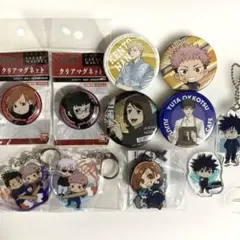 呪術廻戦　まとめ売り　缶バッジ　アクリルキーホルダー　ラバーキーホルダー