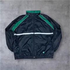 90s Champion ナイロンジャケット ネイビー L 古着