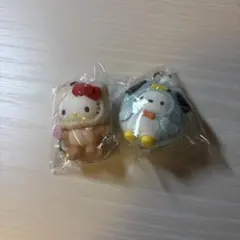 ちびっとも サンリオ みずのいきもの キティ ポチャッコ 2個セット
