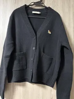 【正規品】MAISON KITSUNE 黒カーディガン