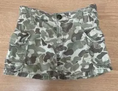 BACK NUMBER KIDS 迷彩柄 スカート 130