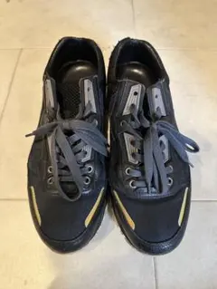LANVIN ランバン スニーカー ブルー メンズ ローカット レザー メッシュのサムネイル