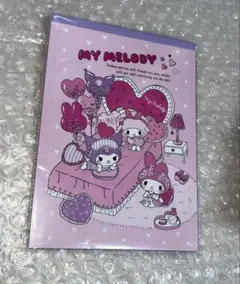 キャラパレ　A6　メモ帳　クロミ　マイメロ　ピアノ　サンリオ