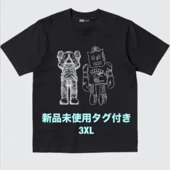 ユニクロ カウズ + ウォーホル UT 3XL ブラック 新品未使用タグ付きのサムネイル