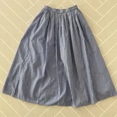 テチチ ストライプ フレア ロング スカート 夏 ナチュラル フリーのサムネイル