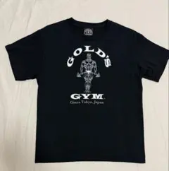 GOLD’S GYM ゴールドジム　銀座　Tシャツ　濃紺　M 100%コットンのサムネイル