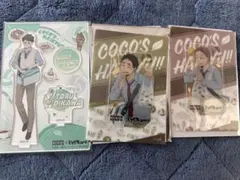 COCO'S × ハイキュー!! アクスタ　クリアカード　及川　花巻　松島セット